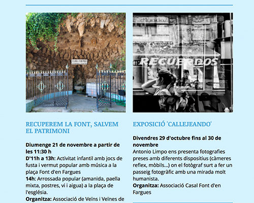 Casal Font d’en Fargues :: Plantilla butlletí electrònic